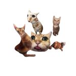 カスタム抽象柄クッション